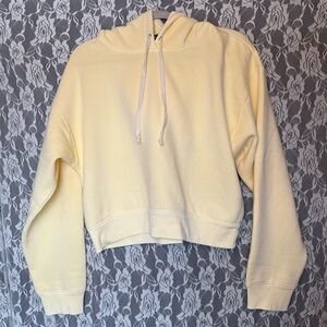 J. Crew Heritage Fleece Cropped Hoodie
